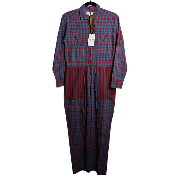 RUJUTA SHETH NWT Utility Flight Suit - Beacon Stripe X Chex Size XSmall